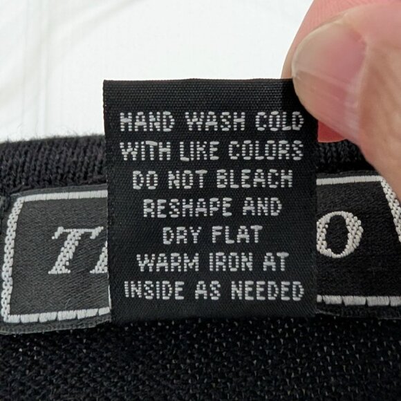 Terazzo Sequin Music Notes Cardigan Womens Size XL Black Vintage Sweater - Picture 5 of 10